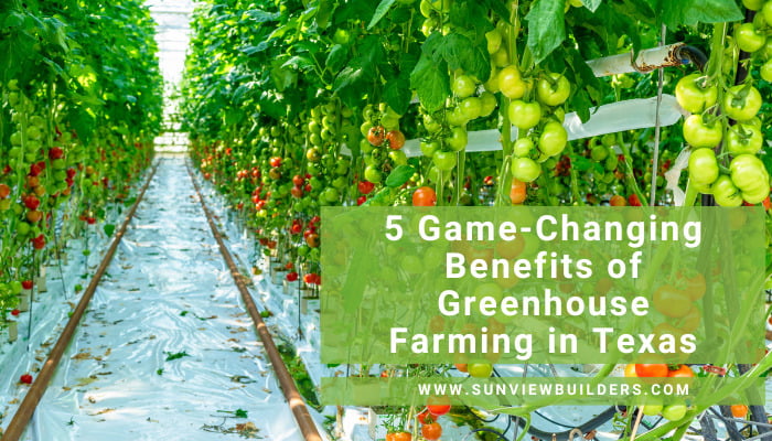 Benefits of Green House Framing In Texas