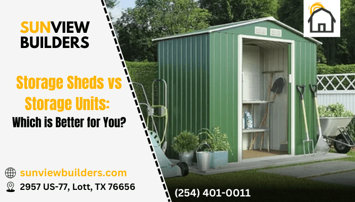 Difference Between Storage Sheds and Storage Units