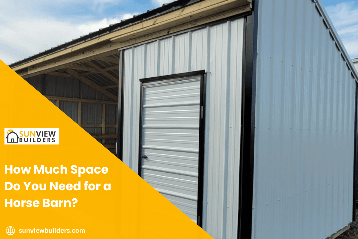 How Much Space Do You Need for a Horse Barn?