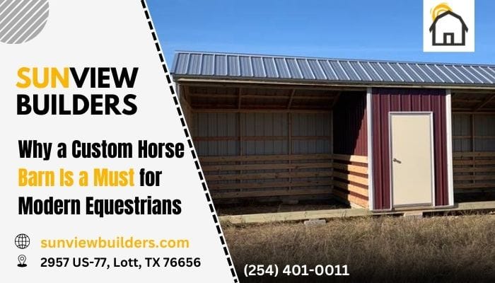 Custom Horse Barn